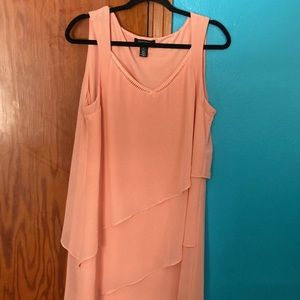 Womens White House Black Market Dress Peach size 10 Easter dress